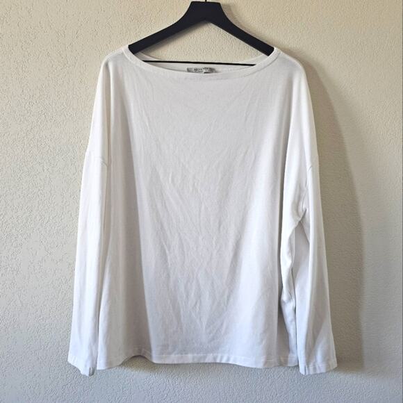 AllSaints Off the Shoulder Oversized Top - Picture 4 of 7